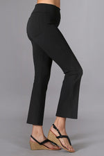 Cropped Capri Pants w/ Bell Flare