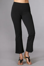 Cropped Capri Pants w/ Bell Flare