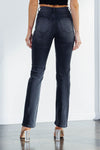 Vibrant Black Faded Jeans