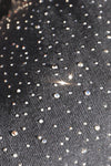 Heat Press Rhinestone Denim Jacket
