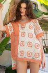 V-Neck Thin Sweater Top