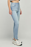 Hidden Taylor High Rise Skinny w/ Exposed Buttons