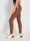 Lysse Textured Leather Legging - Harness