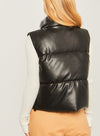 Vegan Leather Padded Vest