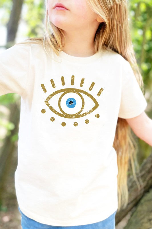 Eye Graphic T-Shirt - Girls