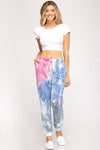 Tie Dye French Terry Knit Joggers