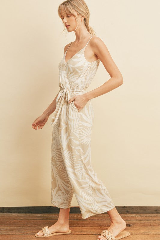 Croatia Surplice Jumpsuit
