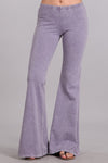 Bell Bottom Flare Stretch Pants - Lilac