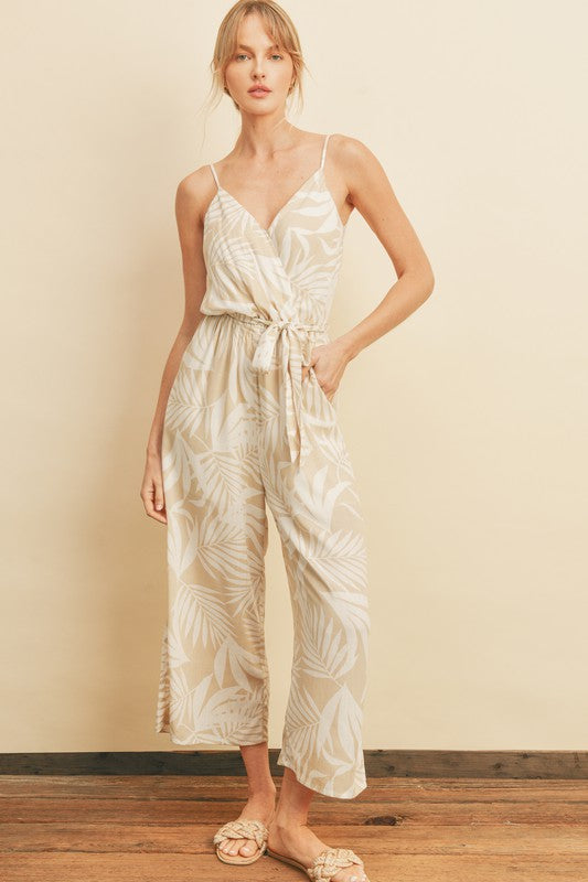 Croatia Surplice Jumpsuit