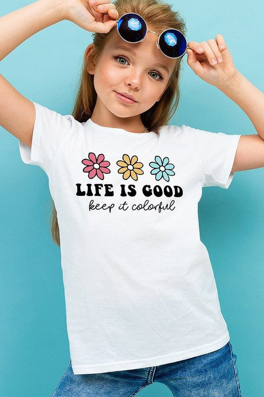 Life Is Good T-Shirt - Girls
