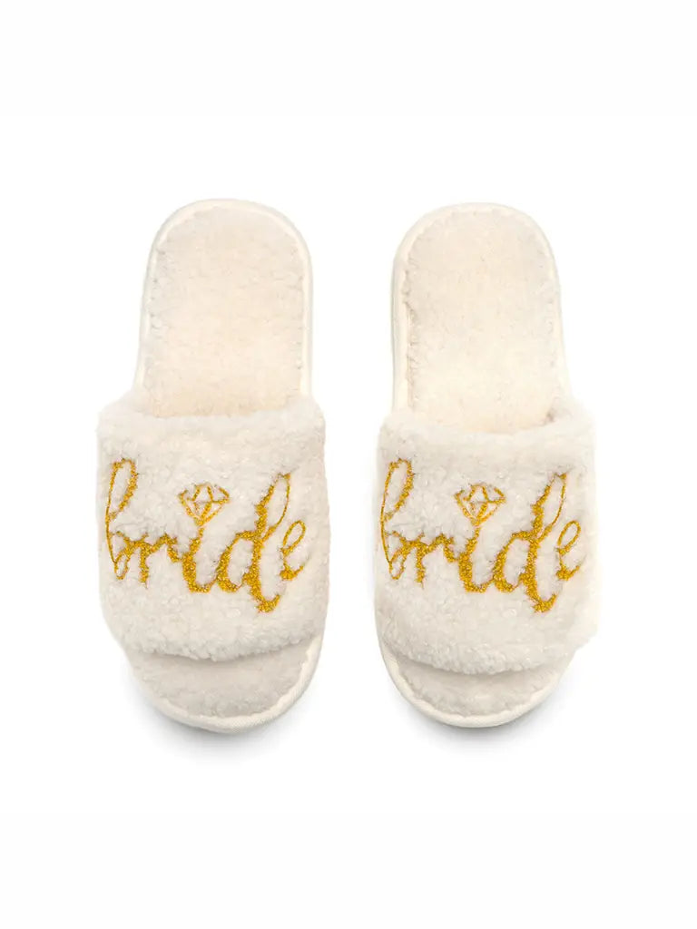 “Bride” Slide Slippers